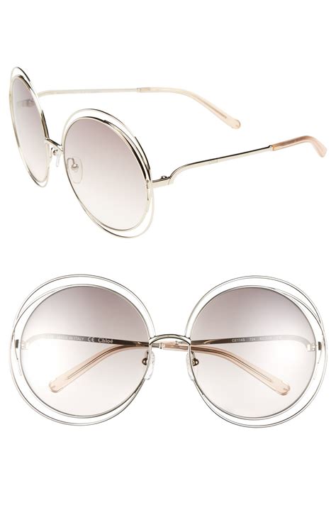 chloe 70s sunglasses|chloe sunglasses oversized.